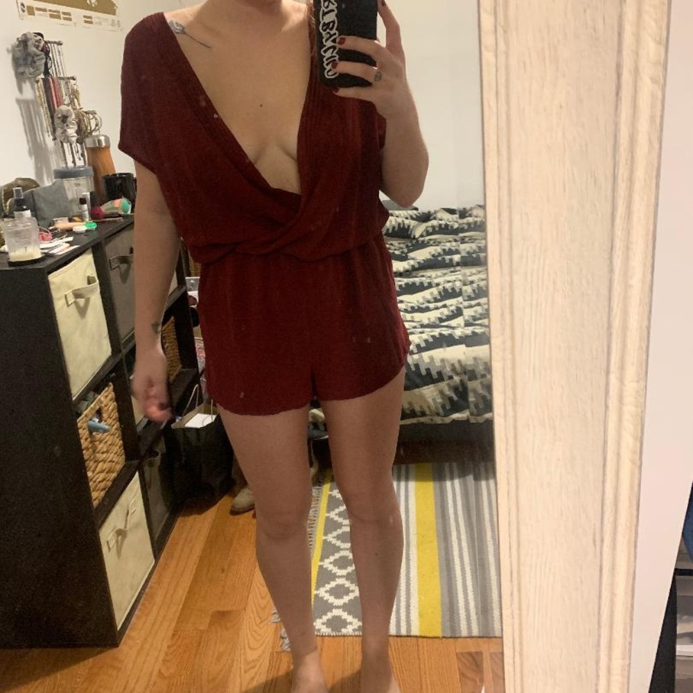 Deep V Romper - image 3